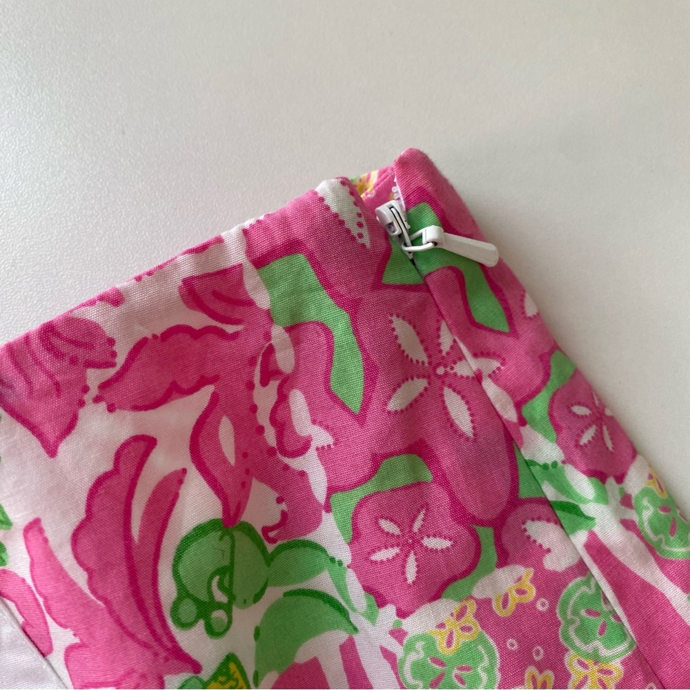 Lilly Pulitzer Patchwork Print Wrap Skort Preppy … - image 6